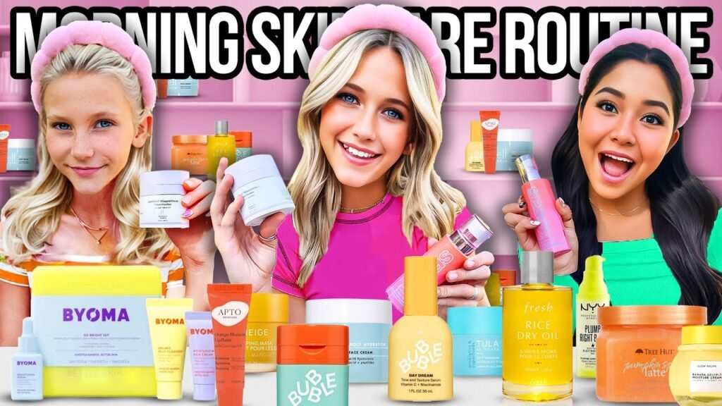 MY DAUGHTERS SKiNCARE MORNiNG ROUTiNE💄